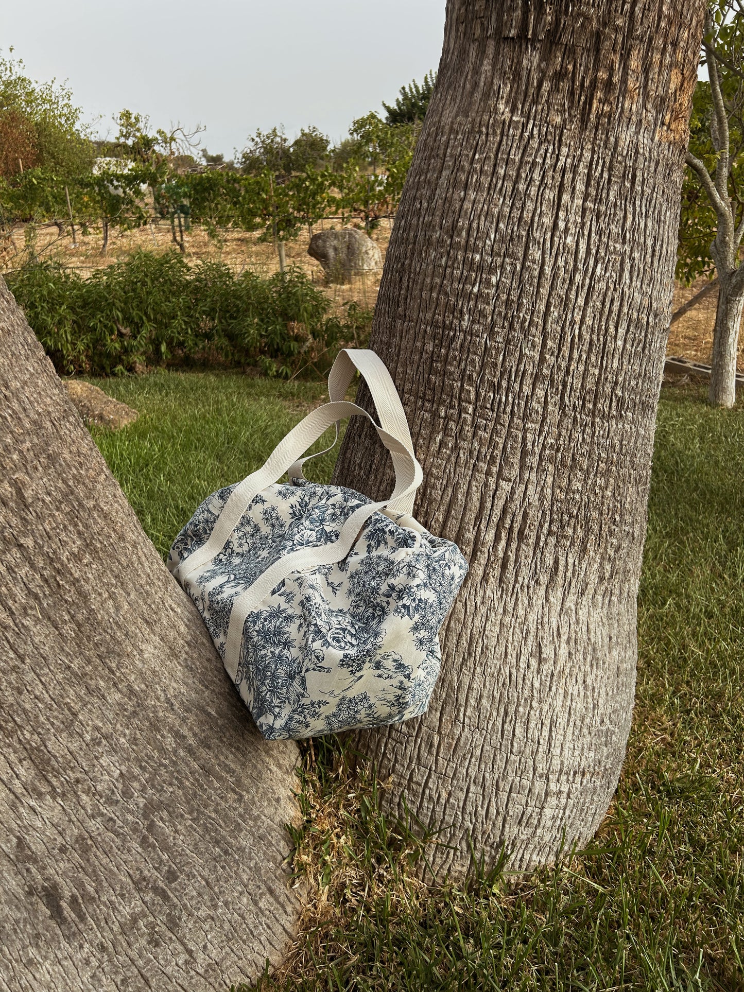 Bolsa viaje clásica azul