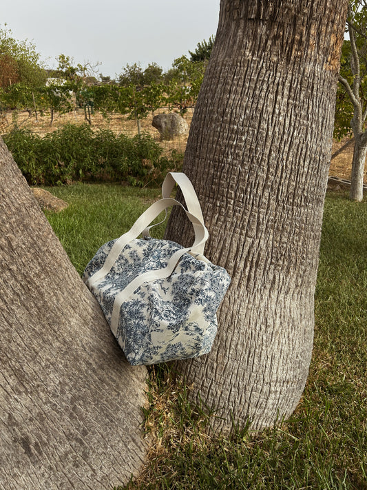 Bolsa viaje clásica azul