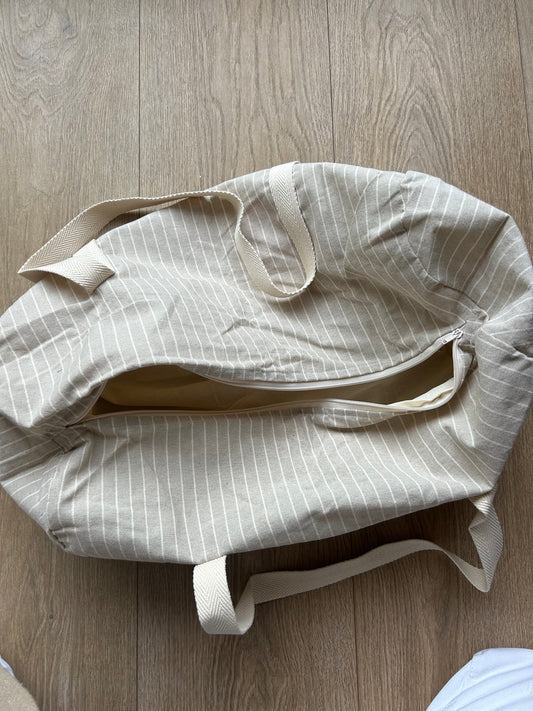 Bolsa de viaje beige