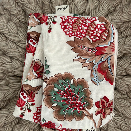 Neceser pequeño rojizo